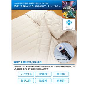 アウトラスト(R)枕パッド(+接触冷感ひんやりタッチ)  ベージュ 【同色2枚組】