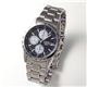 SEIKO（セイコー） メンズ クロノグラフブレスウォッチ SND365PC ネイビー - 縮小画像1