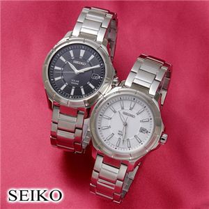 SEIKO（セイコー） ソーラー 100m防水 ブレスウォッチ 日本製 ホワイト