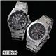 SEIKO（セイコー） クロノグラフ メンズウォッチ 日本製 ブラック×ブラック - 縮小画像4