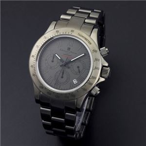 Salvatore Marra（サルバトーレ マーラ） クロノグラフメンズウォッチ グレー（ローマ数字） SM12117-GYR