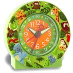 Baby Watch Paris 【ベビーウォッチ】 園児・小学生向け子供用目覚まし時計 ベビーウォッチ ジャングル AC006 グリーン
