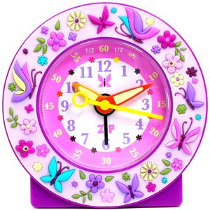 Baby Watch Paris 【ベビーウォッチ】 園児・小学生向け子供用目覚まし時計 ベビーウォッチ パープルガーデン AC007 パープル