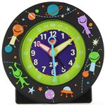 Baby Watch Paris 【ベビーウォッチ】 園児・小学生向け子供用目覚まし時計 ベビーウォッチ 宇宙人 AC010 ブラック