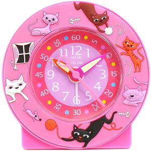Baby Watch Paris 【ベビーウォッチ】 園児・小学生向け子供用目覚まし時計 ベビーウォッチ ネコ AC015 ピンク