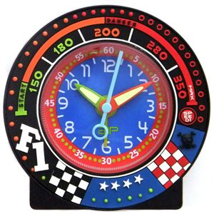 Baby Watch Paris 【ベビーウォッチ】 園児・小学生向け子供用目覚まし時計 ベビーウォッチ F1カー AC021 ブラック