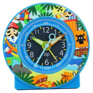 Baby Watch Paris 【ベビーウォッチ】 園児・小学生向け子供用目覚まし時計 ベビーウォッチ 海賊 AC025 ブルー