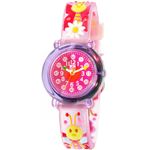 Baby Watch Paris 【ベビーウォッチ】 子供用腕時計 ベビーウォッチ ジップザップ 蝶ちょ Z010 ピンク