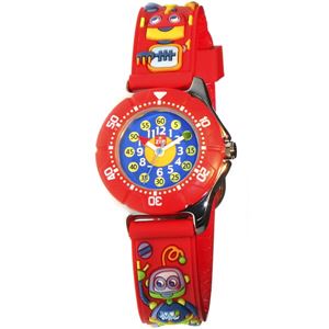 Baby Watch Paris 【ベビーウォッチ】 子供用腕時計 ベビーウォッチ ジップザップ ロボット Z017 レッド