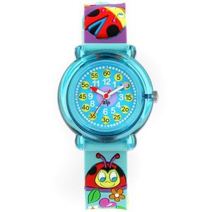 Baby Watch Paris 【ベビーウォッチ】 子供用腕時計 ベビーウォッチ ジップザップ てんとう虫 Z040 ブルー