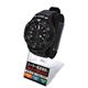 CITIZEN（シチズン） Q＆Q 世界5局対応電波ソーラーウォッチ MD06-302 ブラック＆ホワイト（バー） - 縮小画像1