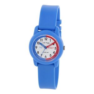 CACTUS(カクタス) キッズ腕時計 ティーチングウォッチ ブルー CAC-69-M03 ホワイト×ブルー 商品画像