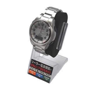 CITIZEN（シチズン） Q＆Q 世界5局対応電波ソーラーウォッチ MD02-204 ホワイト（ローマ）