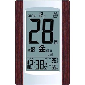 ADESSO（アデッソ） デジタル日めくり電波時計 KW9256