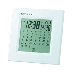 ADESSO（アデッソ） カレンダー電波時計 TCA-707