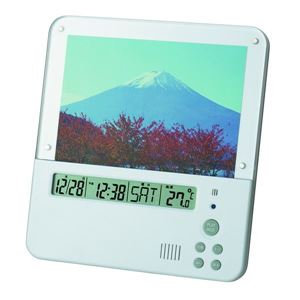 ADESSO（アデッソ） レコーダーフォトフレームクロック 8868