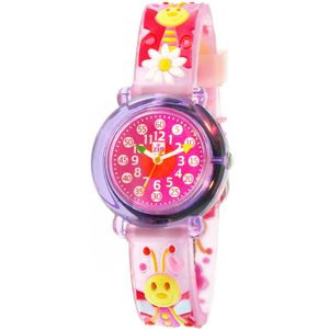 Baby Watch Paris （ベビーウォッチ） 子供用腕時計 ベビーウォッチ ジップザップ 蝶ちょ ピンク
