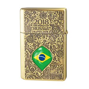 WC（ダブリューシー） フリントオイルライター ワールドカップ ブラジル 2018WC LTD-BRA
