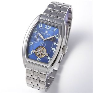 Giorgio Rossi(ジョルジオ・ロッシ) サン&ムーン ワンドワインディング メンズブレスウォッチ GR-0008BLブルー