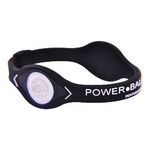 POWER BALANCE(パワーバランス) シリコンブレスレット ブラック Sサイズ