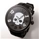 TENDENCE（テンデンス）　HYDROGEN（ハイドロゲン） GULLIVER SKULL ラバーウォッチ 【C】ブラック×ホワイト　5023012 - 縮小画像1
