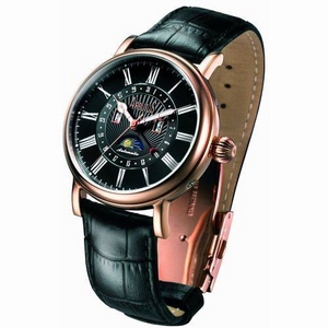 ARBUTUS（アルブータス） オートマチック レザーウォッチ AR211RBB ブラック