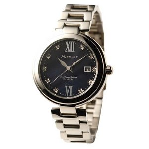 Forever(フォーエバー)  腕時計　デイト付き FG-1201-5　ブラックシェル×ブラック 商品画像