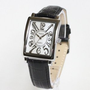 Forever(フォーエバー)  腕時計　1Pダイヤ  FG-330SIWH　ホワイト×ブラック 商品画像