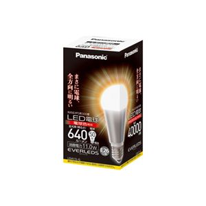 Panasonic（パナソニック） LED電球 11W E26口金 （電球色相当） LDA11LG