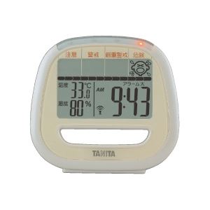 TANITA（タニタ） デジタル簡易熱中症指数計 TT-553 マシュマロオレンジ - 拡大画像