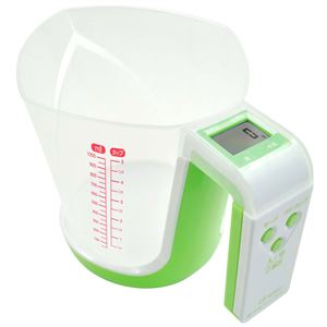 dretec（ドリテック） デジタル計量カップ「ファリーヌ」1kg CS-100GN グリーン