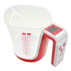 dretec（ドリテック） デジタル計量カップ「ファリーヌ」1kg CS-100PK ピンク
