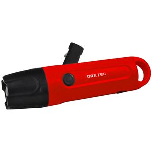 dretec（ドリテック） 手回し充電ランタン FL-139RD レッド