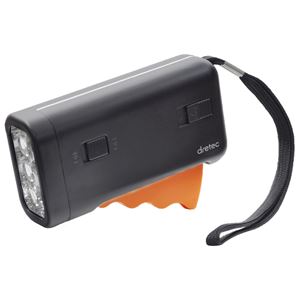 dretec（ドリテック） グリップ充電LEDライト FL-142BK ブラック