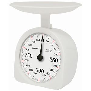 dretec（ドリテック） 料理はかり「マルシェ」1kg KS-183-WT ホワイト