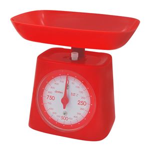 dretec（ドリテック） 料理はかり「ココット」1kg KS-189RD レッド