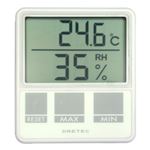 dretec(ドリテック) デジタル温湿度計 O-214WT ホワイト