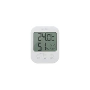 dretec（ドリテック） デジタル温湿度計「オプシス」 O-230WT ホワイト - 拡大画像
