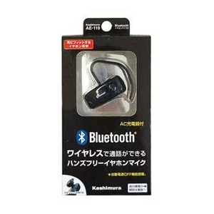 カシムラ Bluetoothイヤホンマイク2 AE-119 - 拡大画像