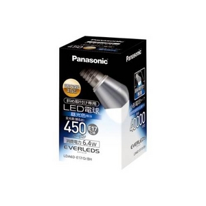 Panasonic（パナソニック） LED電球 EVERLEDS（エバーレッズ） 6.4W 調光器対応 LDA6DE17DBH （昼光色相当）