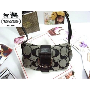 COACH(コーチ) バックソーホーシグネチャーブラック 13113 - 拡大画像