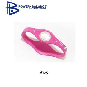 POWER BLANCE（パワーバランス） シリコンブレスレット ピンク [国内正規品] Mサイズ