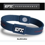 EFX リストバンド【正規品】スポーツ ブルー×ホワイト×レッド 4001567b-240 L