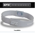 EFX リストバンド【正規品】スポーツ トランス×ホワイト 4001567b-233 M