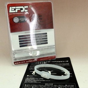EFX アンクレット【正規品】 スポーツ トランス×ホワイト SIUA Lサイズ