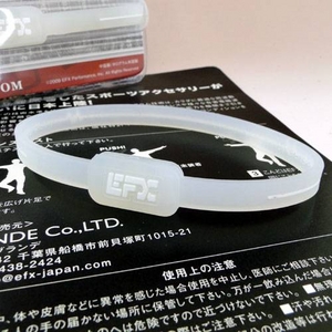 EFX アンクレット【正規品】 スポーツ トランス×ホワイト SIUA Lサイズ