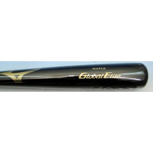 【2010年モデル】 MIZUNO（ミズノ） GlobalElite（グローバルエリート） 硬式用木製バット ブラック×G生地出し 84cm×平均900g