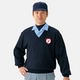 【2010年カタログ掲載商品】 MIZUNO（ミズノ） 高校野球審判員用V首セーター 52SU-4414 L ネイビー(14)