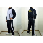 ★カタログ外限定商品★ 2010年モデル!!! ZETT（ゼット）『PROSTATUS（プロステイタス）ハーフジップウィンドブレーカー上下セット』 bow2093-bow2090p ブラック(1900) L