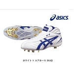 2010年カタログ掲載品☆★ asics（アシックス） 樹脂底スパイク 『SPLEFIELD MIDLUSTER G2』 ホワイト×エアホース(0142) 30.0cm